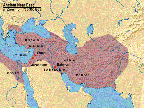 maps of medo  persia greece rome and babylon